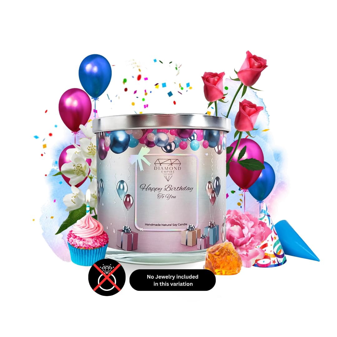 Diamond Empire I Love You Candle With 2 Wick Candle (Burn Up - View #5