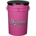 thumbnail image 1 of Diamond Empty 6-Gallon Ball Bucket with Padded Lid, Pink, 1 of 1