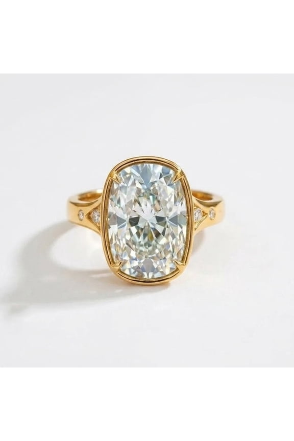 Diamond Engagement Ring, Cushion Cut Diamond Wedding Ring, Statement Ring, Promise Ring, Proposal Ring For Her, Handmade Jewelry