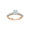 thumbnail image 1 of Diamond Engagement Ring in 14K Rose Gold (1 cttw) (I-Color, SI3-I1 Clarity) (Size-7), 1 of 2