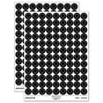 thumbnail image 1 of Diamond Engagement Wedding Outline 200+ Round Stickers - Black - Gloss Finish - 0.50" Size, 1 of 3
