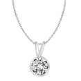 thumbnail image 1 of Diamond Essence Bezel Set Pendant with 1.0 ct.t.w. of Round Brilliant Stone- WPD1706- 2 Carat, 1 of 1