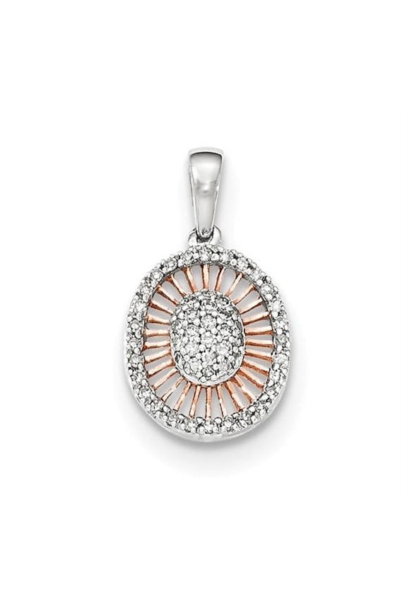 Designer Pendant with 0.25 Ct. Real diamond Accents-WPQXP4622AA
