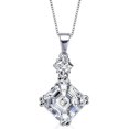 thumbnail image 1 of Diamond Essence Prong Set Asscher Cut Pendant, 1 of 1