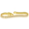 thumbnail image 1 of Diamond Essence 'S' Bars Bracelet with 4.0 cts.t.w. of Round Brilliant Stones - VBE1017, 1 of 1