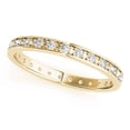 thumbnail image 1 of Diamond Eternity Wedding Band In 10K Solid White, Yellow & Rose Gold, 1 of 1