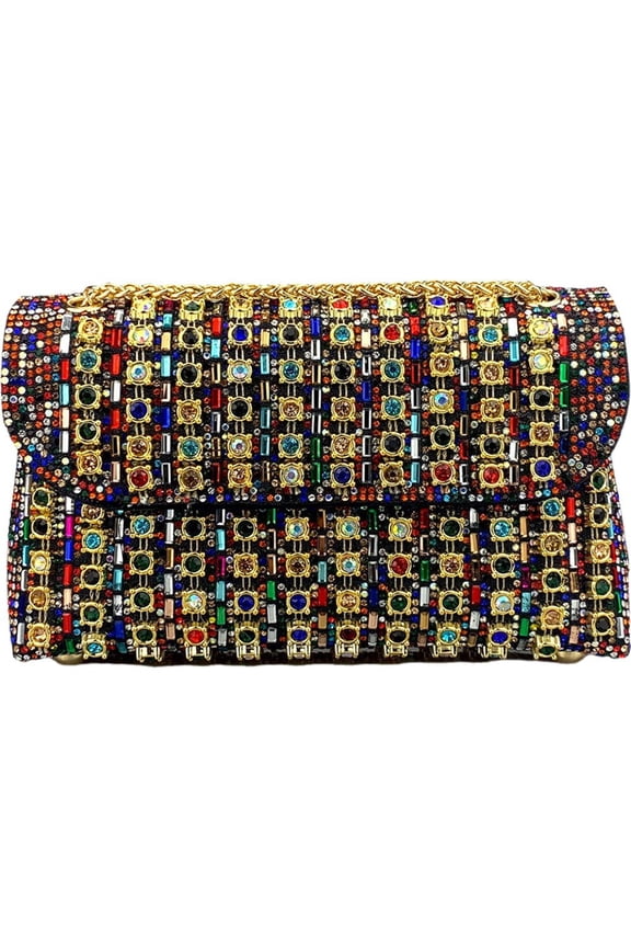 Diamond Evening Bag Rhinestone Chain Clutch Weddings Formal Bag Spring Envelope Handbag Party Wear Accessory for Prom