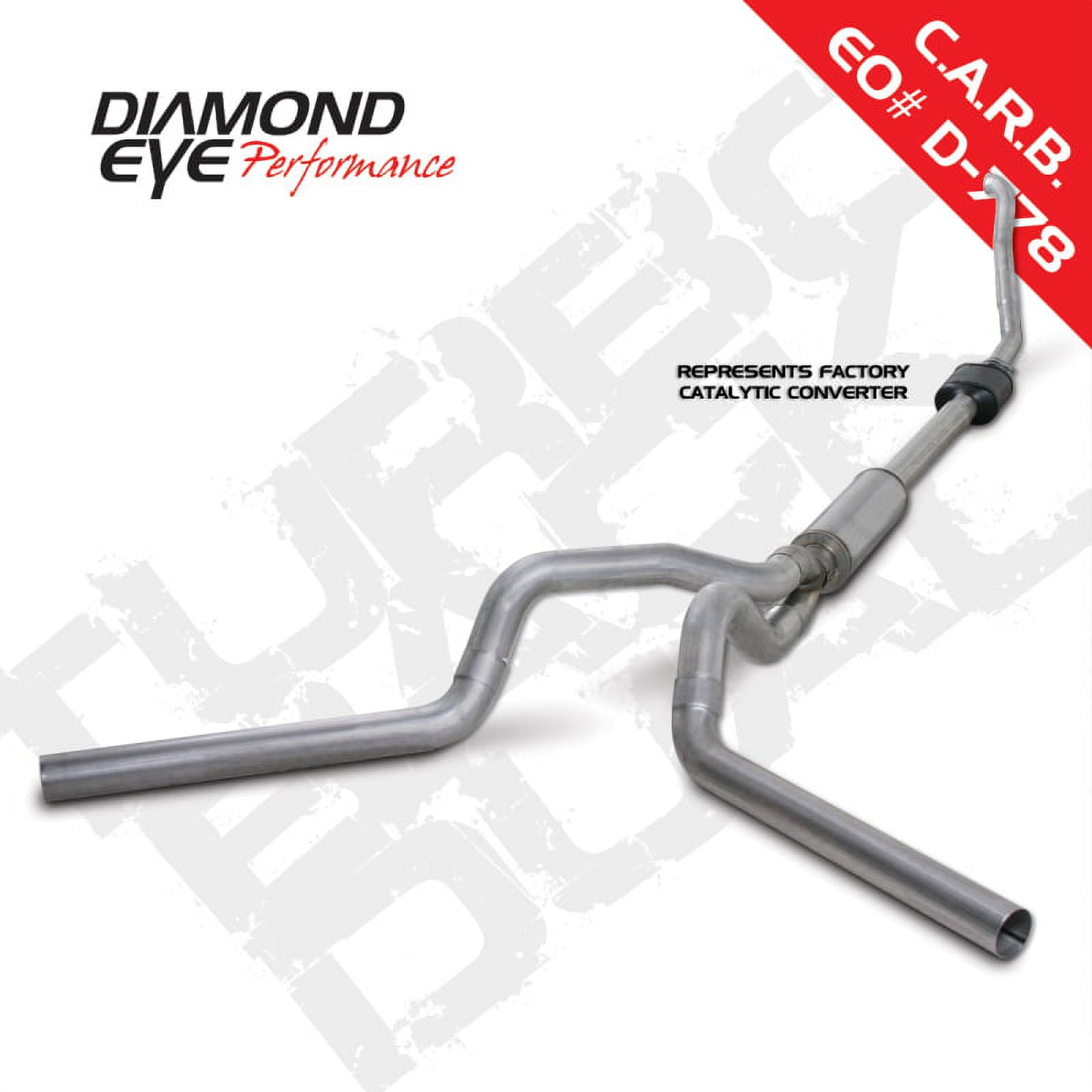 Diamond eye kit 4in tb dual al 94 97 ford 7 3l f250 f350 pwrstroke nfs