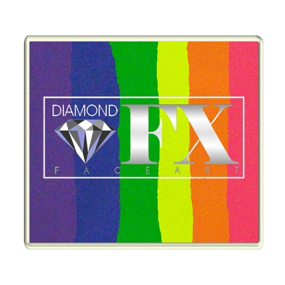 Diamond FX Split Cake, 50 gm - Large Neon Nights
