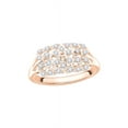 thumbnail image 1 of Diamond Fashion Ring in 14K Rose Gold (1/4 cttw) (I-Color, SI3/I1-Clarity) (Size-7), 1 of 2