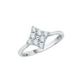 thumbnail image 1 of Diamond Fashion Ring in 14K White Gold (1/2 cttw) (I-Color, SI3-I1 Clarity) (Size-10.5), 1 of 3