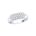 thumbnail image 1 of Diamond Fashion Ring in 14K White Gold (1/2 cttw) (I-Color, SI3/I1-Clarity) (Size-8), 1 of 2