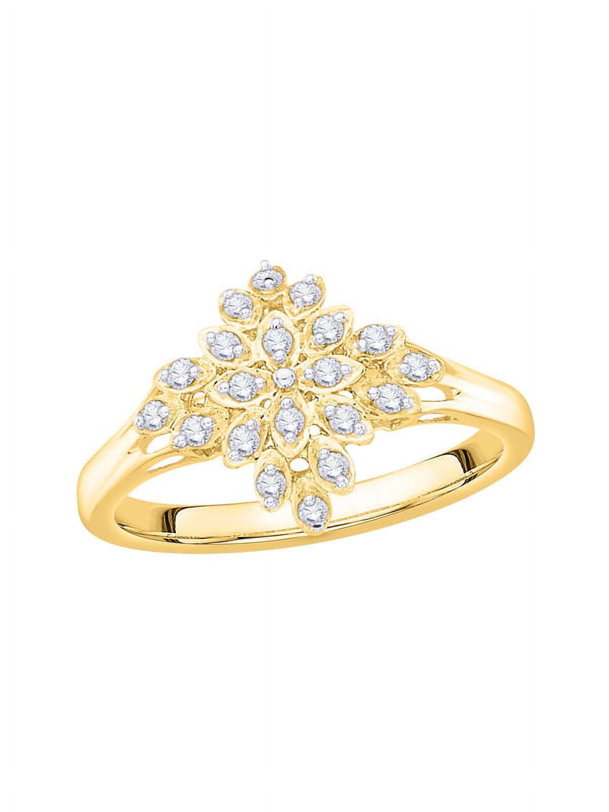 Diamond Fashion Ring in 14K Yellow Gold (1/5 cttw) (I-Color Diamond Fashion Ring in 14K Yellow Gold (1/5 cttw) (I-Color