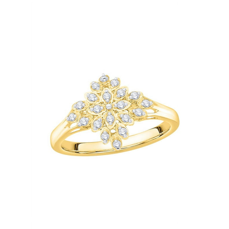 Diamond Fashion Ring in 14K Yellow Gold (1/5 cttw) (I-Color