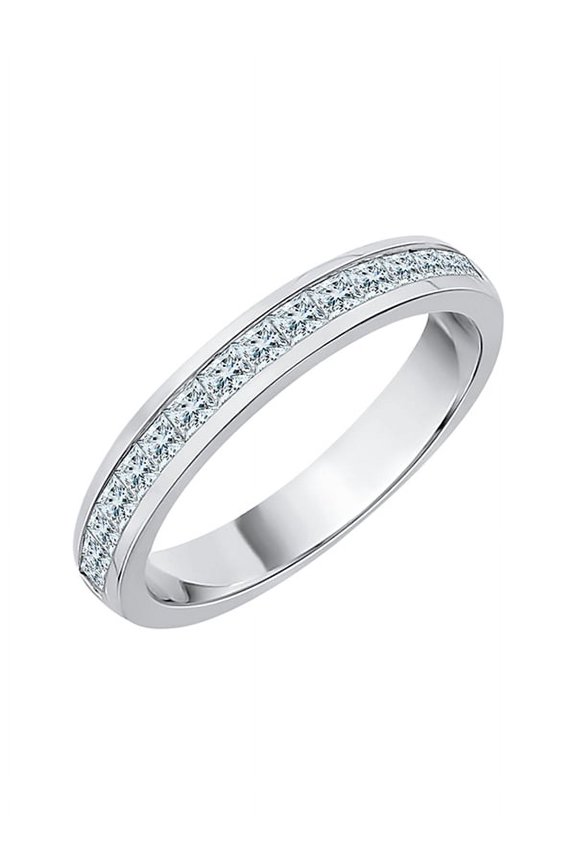 Diamond Fashion Ring in Sterling Silver (1/10 cttw) (I-Color, SI3-I1-Clarity) (Size-10)
