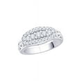 thumbnail image 1 of Diamond Fashion Ring in Sterling Silver (5/8 cttw) (I-Color, SI3/I1-Clarity) (Size-10.5), 1 of 2