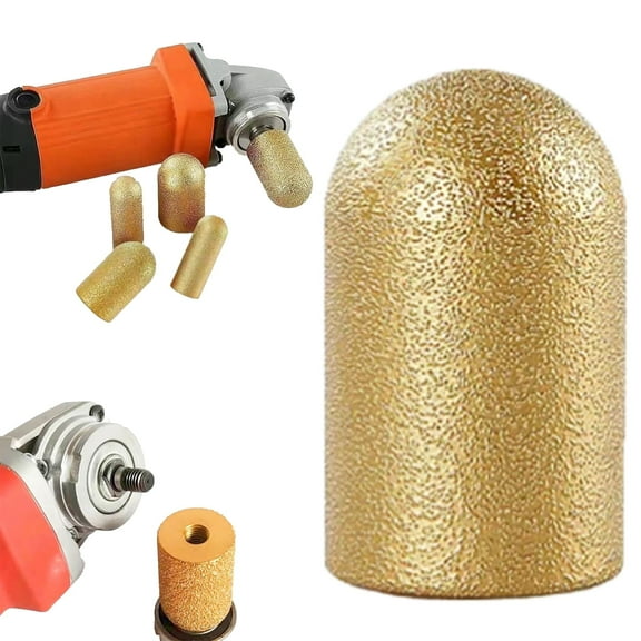 Diamond Finger Grinding Wheel, Diamond Drill Bits Hole Saw Milling Cutter Trimming Grinding Head , Concrete Drill Bit Granite Tools For Dressing Stone Countertop 30mm 100mesh