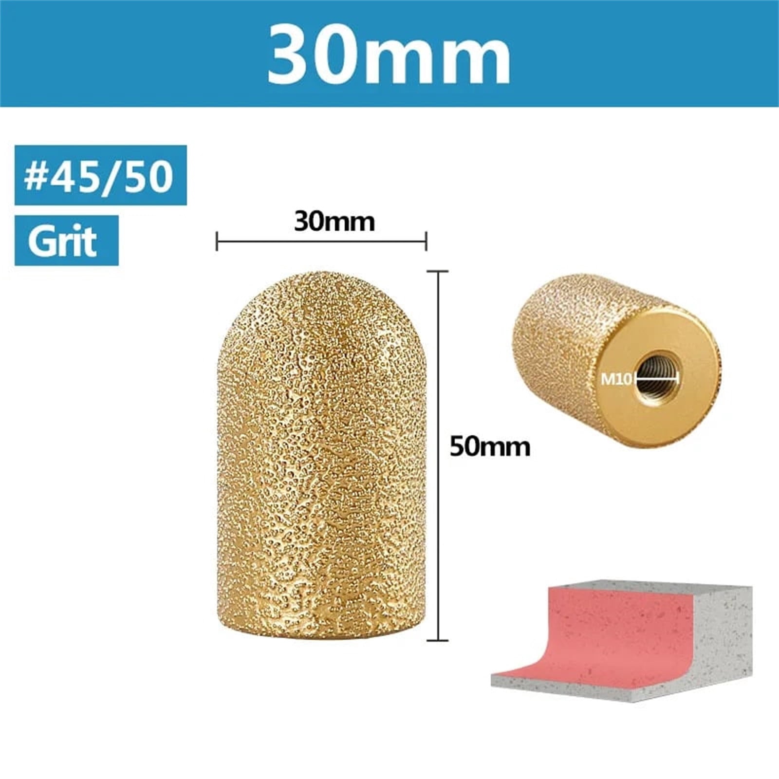 Diamond Finger Grinding Wheel for Stone Granite Countertop Edge ...