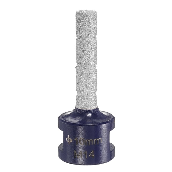 Diamond Finger Milling Bits 10mm (3/8") Dia 5/8"-11 Thread Diamond Milling Bit for Enlarging Shaping Existing Holes in Porcelain Ceramic Tile Marble, Blue