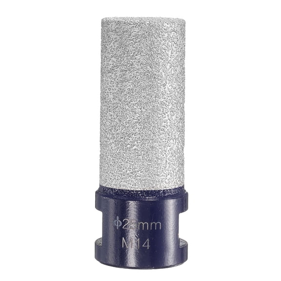 Diamond Finger Milling Bits 25mm (1") Dia 5/8"-11 Thread Diamond Milling Bit for Enlarging Shaping Existing Holes in Porcelain Ceramic Tile Marble, Blue