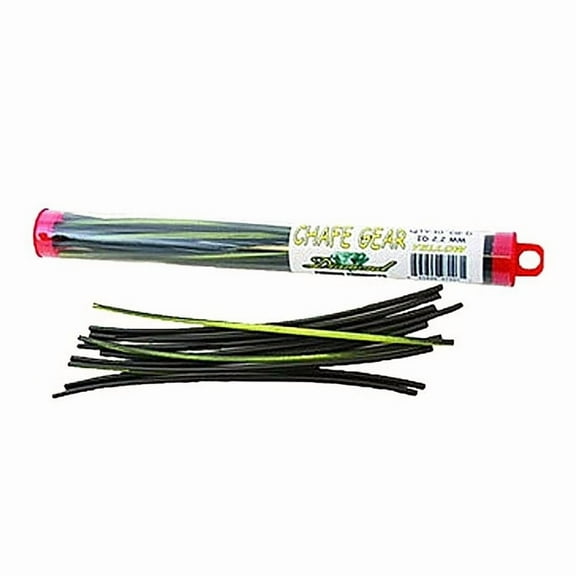 Diamond Fishing Products Chafe Gear, 2.2mm, 10pk, Yellow