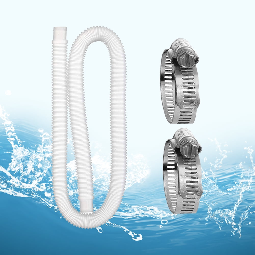 Diamond Flexible Swimming Pool Hoses Tubes with Hose Clamps for Above Ground Pool Pumps