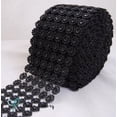 thumbnail image 1 of Diamond Flower Mesh 4 Inch X 10 Yards Rhinestone Ribbon Wrap for Wedding Party, 1 of 2