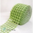 thumbnail image 1 of Diamond Flower Mesh 4 Inch X 10 Yards Rhinestone Ribbon Wrap for Wedding Party, 1 of 2