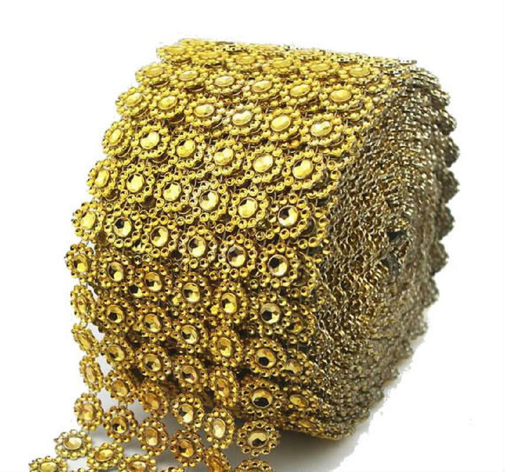 Gold Diamond Wrap (Simulated Rhinestone Ribbon)