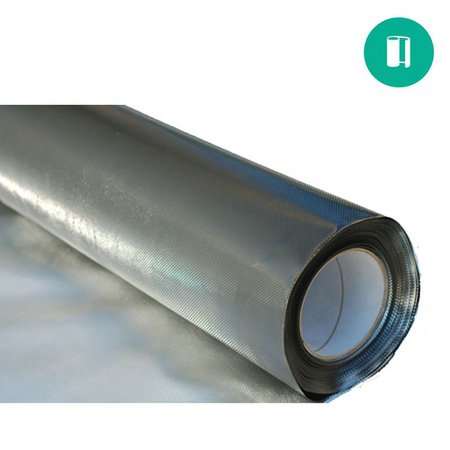 Diamond Foil on Black 110mic - 4'x50'