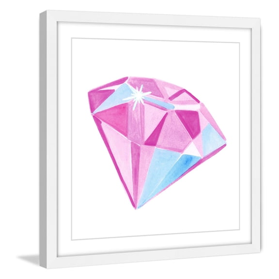 "Diamond" Framed Painting Print