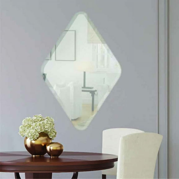 Diamond Frameless Mirror By Spancraft Glass
