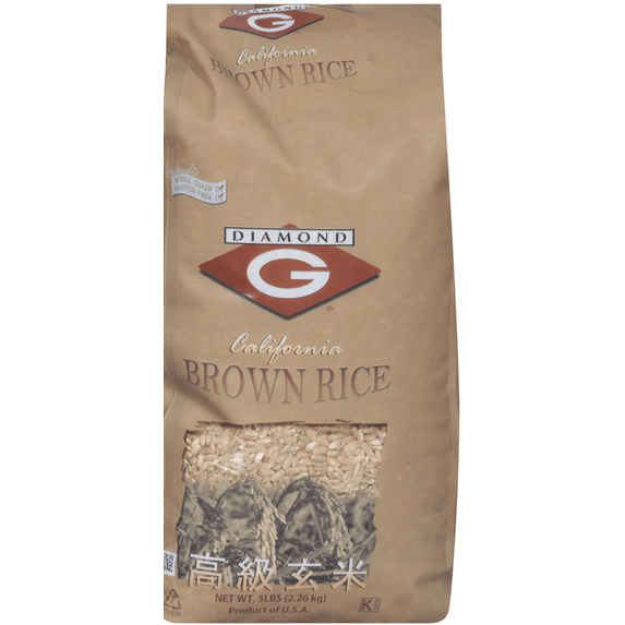 Diamond G: California Brown Rice, 5 Lb