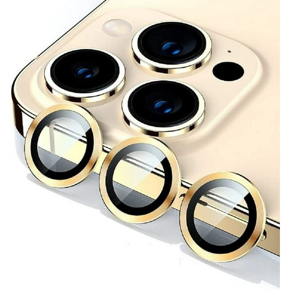 Diamond Glitter Camera Lens Protector On for iPhone 13 12 11 Pro Max Mini Metal Ring Lens Glass On iPhone 13 Pro Max Protective