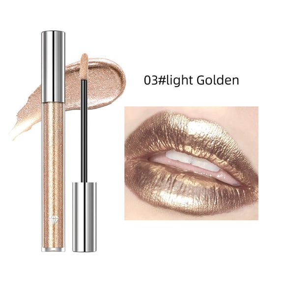 Diamond Glitter Liquid Lip, Multi-Use Eyeshadow, Shimmer Metallic 2.4ml