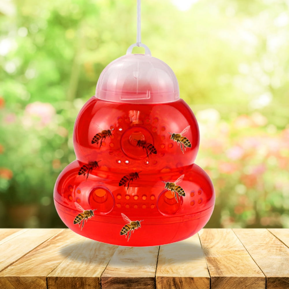 Diamond Gourd Shaped Bee Catcher Non-toxic Portable Beehive Wasp Trap ...