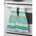 thumbnail image 1 of Diamond Gradient Texture Hand Towel Household Bathroom Microfiber Absorbent, 1 of 7
