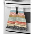 thumbnail image 1 of Diamond Gradient Texture Hand Towel Household Bathroom Microfiber Absorbent, 1 of 7