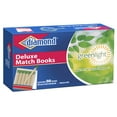 Diamond Green Light Deluxe Matchbook, 50 Match Books, 20 Matches Each
