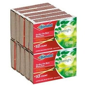 Diamond Greenlight Strike On Box Matches, 10 Packs for 32 Count Each Perfect for Camping and Lightning Material
