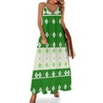 thumbnail image 1 of Diamond Grid Pattern Sleeveless Dress Evening Dresses Luxury Dresses Summer Dress Women 2025 Women's Summer Long Dress, 1 of 5