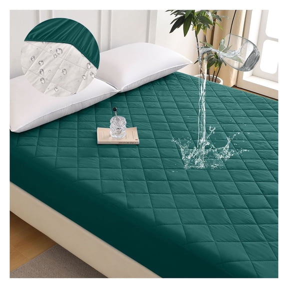 Diamond Grid Ultrasonic Waterproof Mattress Protector - Bed Bug Proof, Hypoallergenic - Twin Size