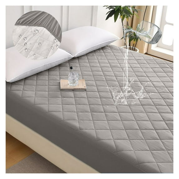 Diamond Grid Ultrasonic Waterproof Mattress Protector - Bed Bug Proof, Hypoallergenic - Twin Size