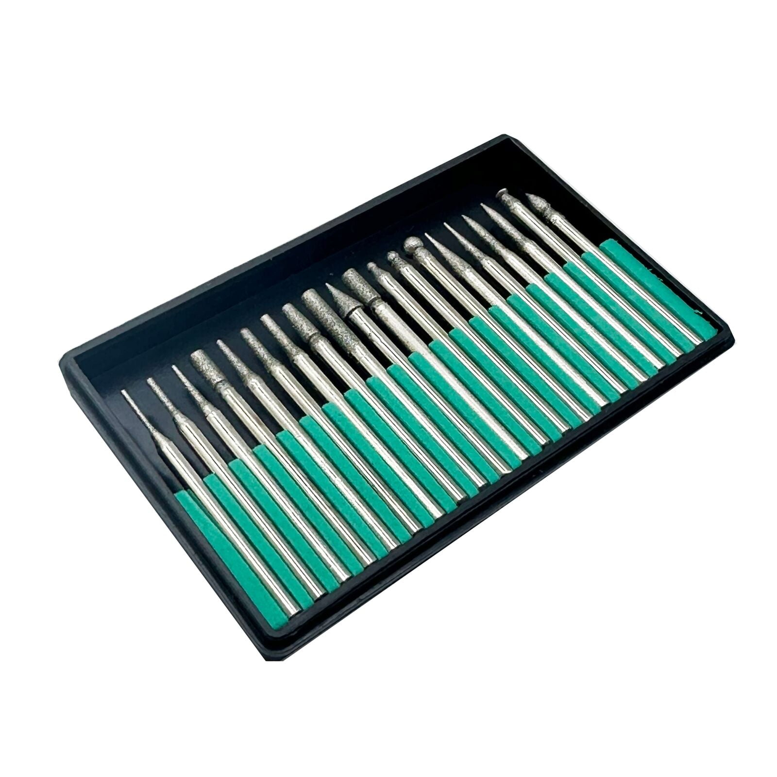 Diamond Grinding Carving Cutting Burr Bit Set For Dremel Rotary Tool stone glass