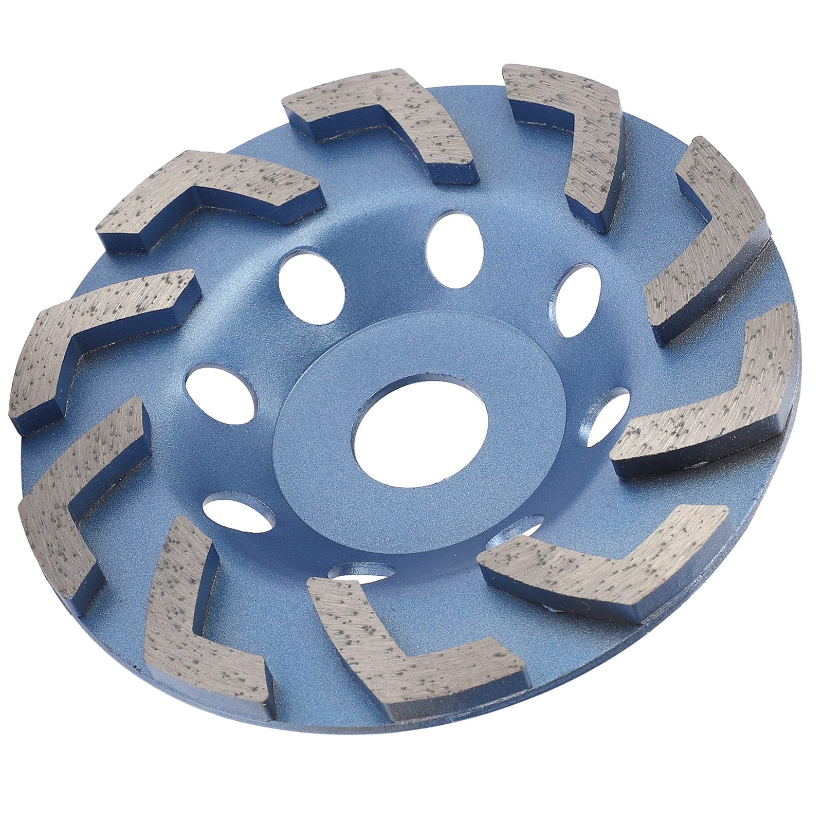 Diamond Grinding Wheel Cup 10 L Teeth Blue 125mm for Sanding Concrete