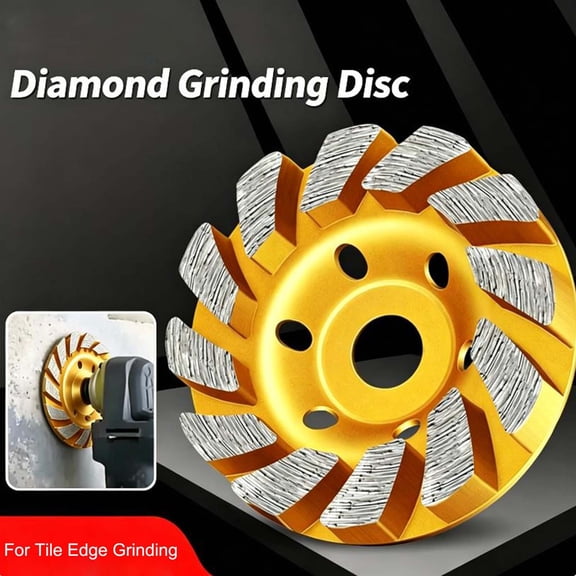 Diamond Grinding Wheel Disc, Angle Grinder Cutting Accessory, High Strength Grinding Tool, Durable Wheel For Metal Surface Polishing, Workshop Hardware Repair Equipment