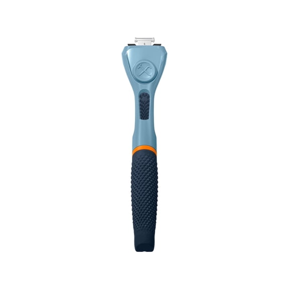 Dollar Shave Club Diamond Grip Textured Handle Blue Razor Handle (1ct)