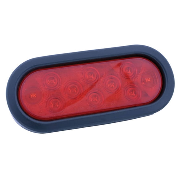Diamond Group by Valterra DG52434 LED Exterior Light - 6", 10 Diode, Red, Round