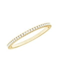 thumbnail image 1 of Rosec Jewels Diamond Half Eternity Stackable Ring for Women (HI-SI Quality), 18K Yellow Gold, US 12.50, 1 of 8