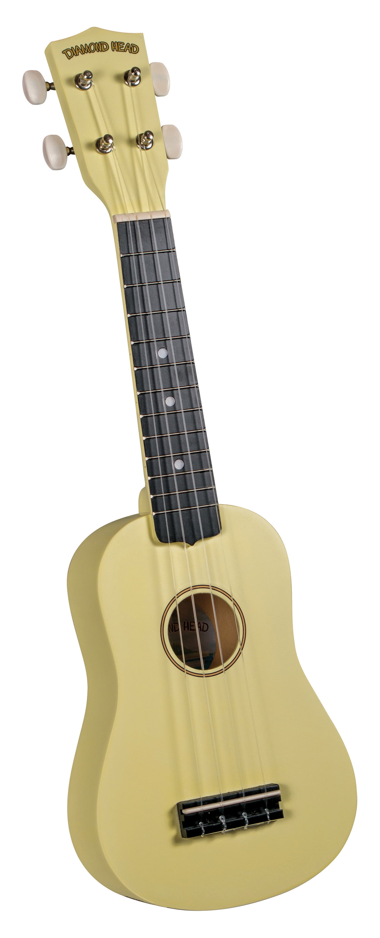 Diamond Head DU-124 Light Yellow Soprano Ukulele-Satin finish